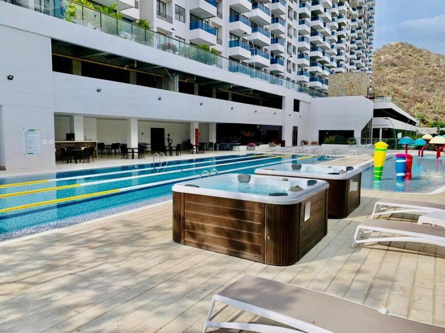 Samaria Club De Playa By Santa Marta Playa Resort, Preciosos Apartamentos En El Sector Exclusivo De Pozos Colorados 외부 사진