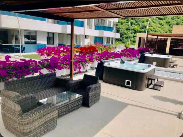 Samaria Club De Playa By Santa Marta Playa Resort, Preciosos Apartamentos En El Sector Exclusivo De Pozos Colorados 외부 사진